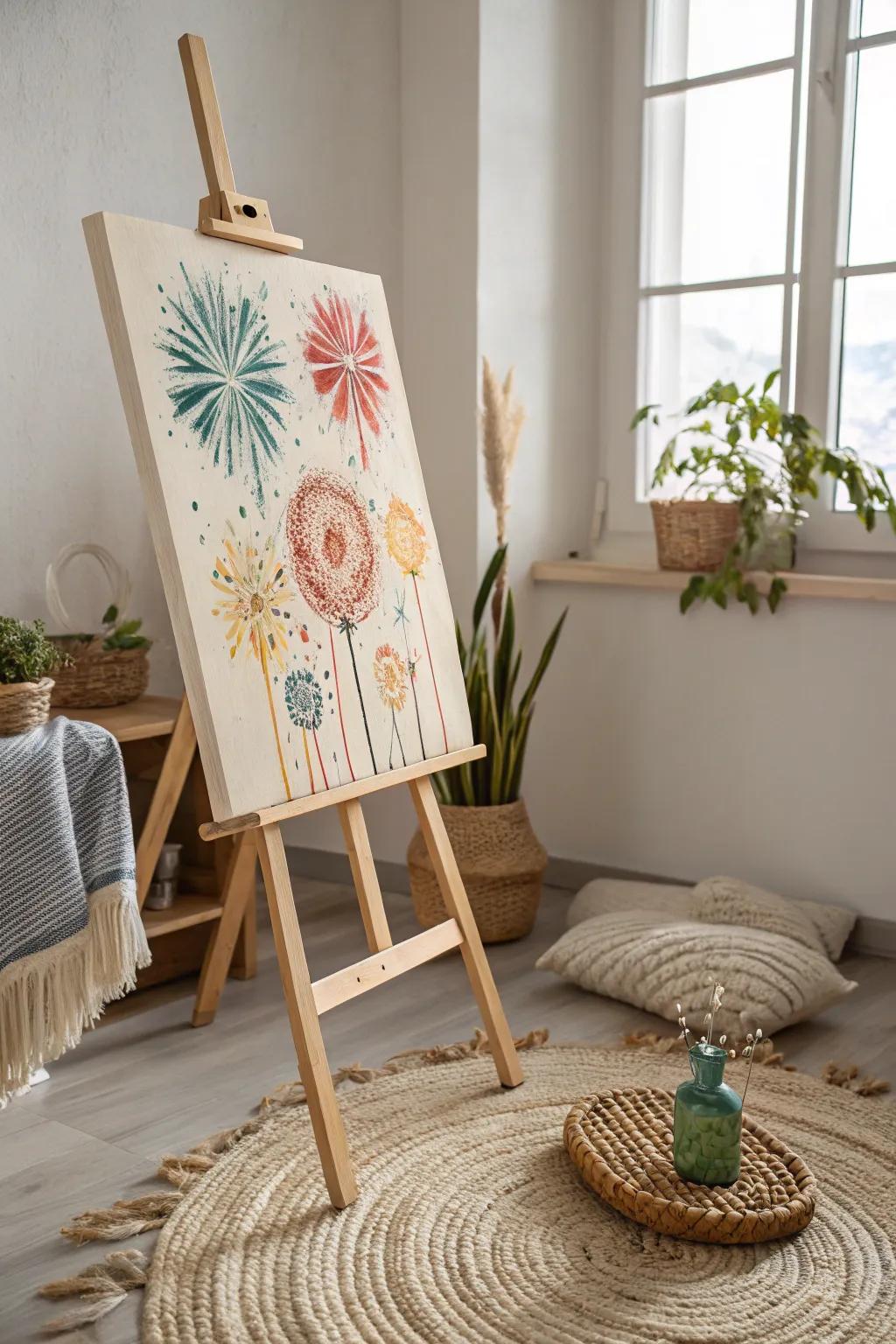Unleash creativity with vibrant color splashes—where simple meets spectacular!