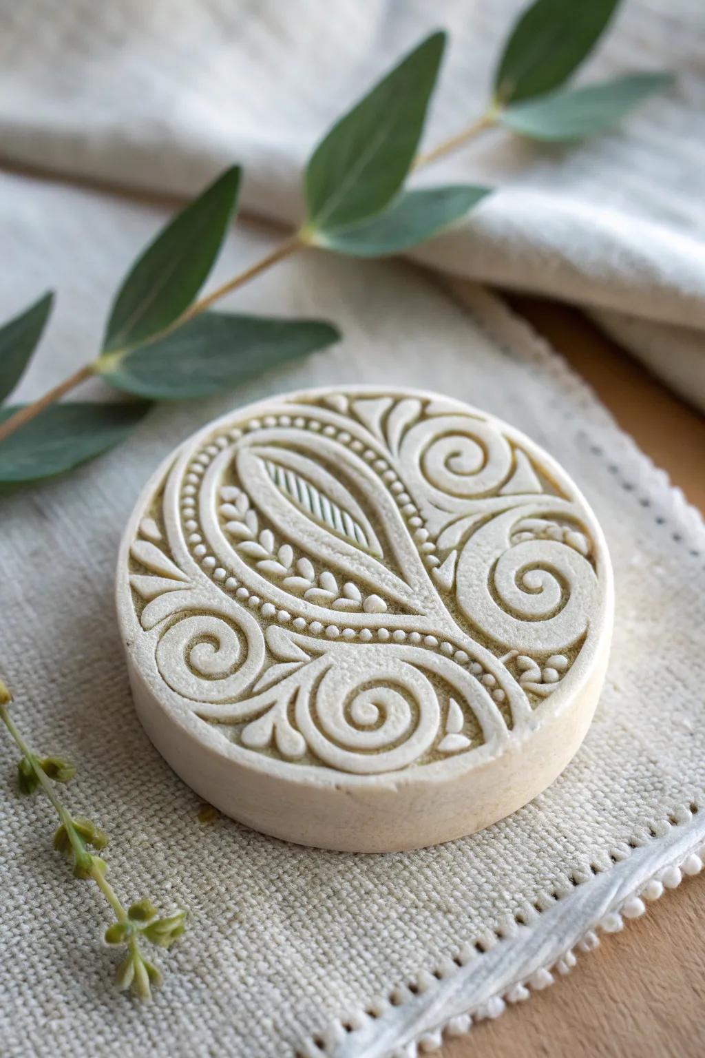 Transform your space with handcrafted eraser stamps. Embrace simplicity and creativity. #DIYWallArt