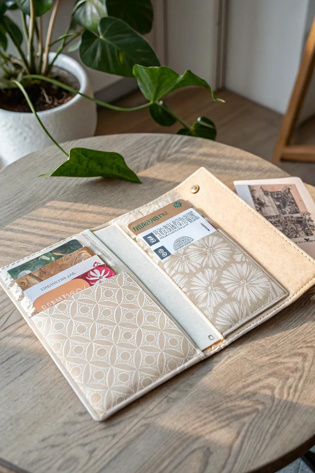Craft cherished memories with DIY keepsake pockets in your family reunion booklet.