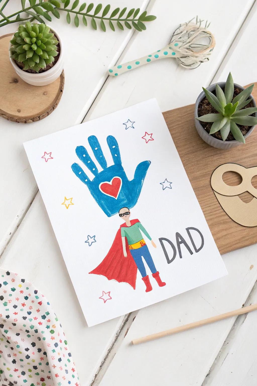 Celebrate Dad's superpowers with a handcrafted touch!