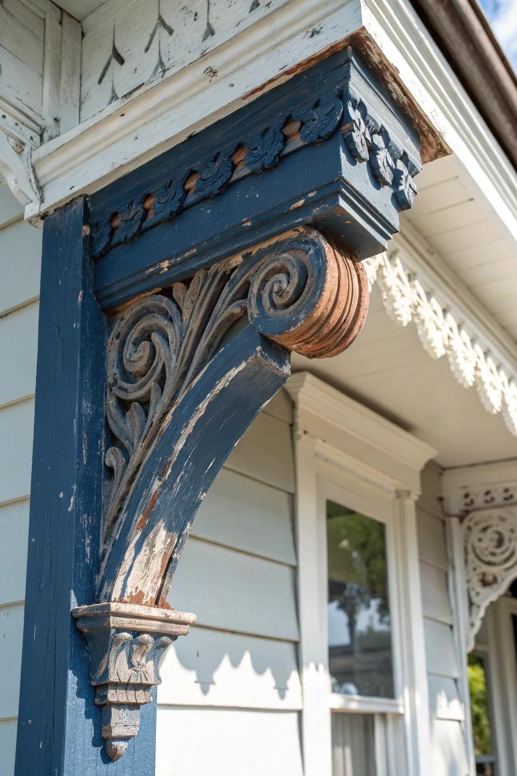 Elevate your porch's charm with whimsical trim details.