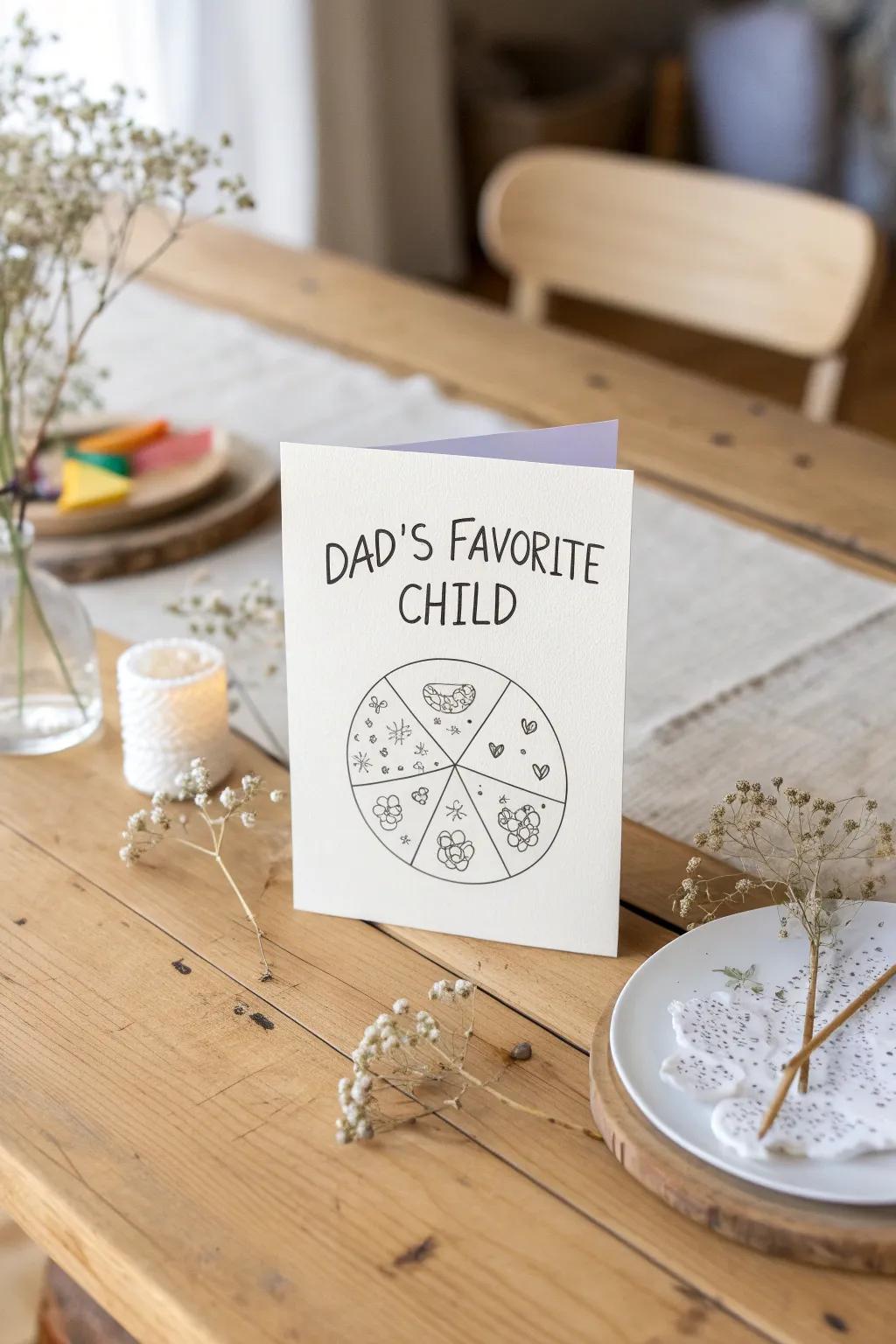Bring laughter to family gatherings with a charmingly witty card that speaks to the heart of family dynamics!