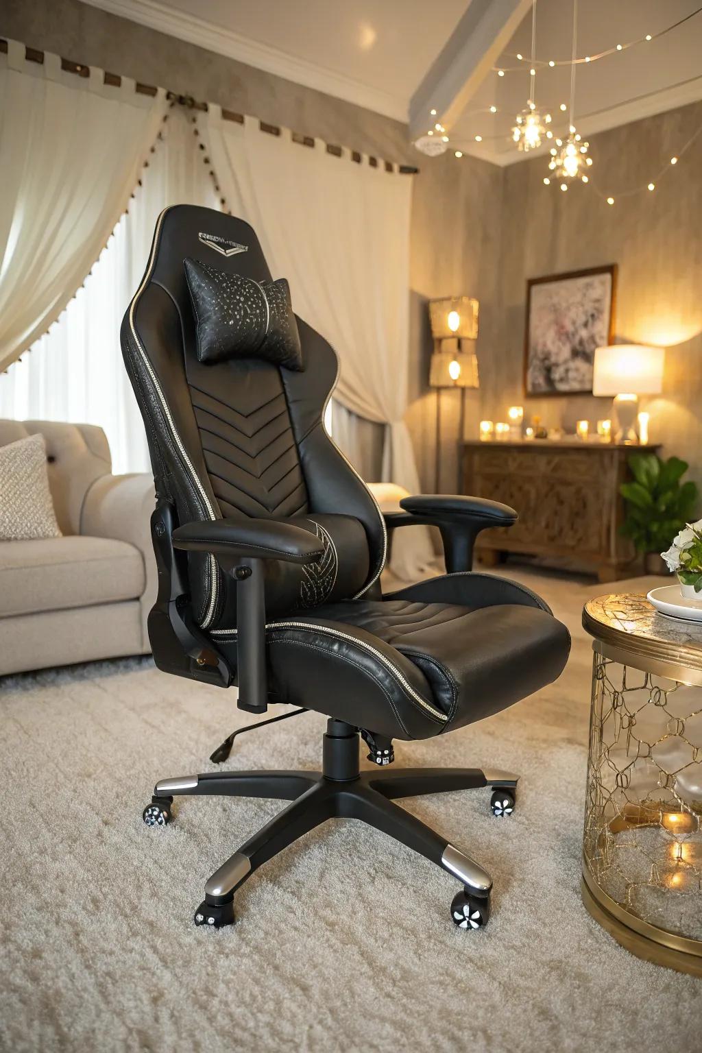 Luxury features for an elevated gaming experience.
