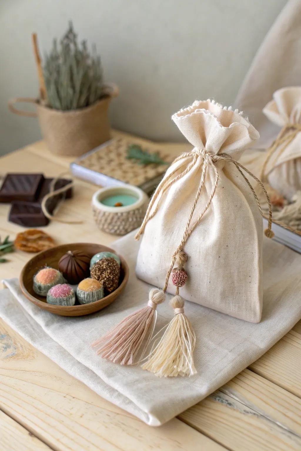 Unwrap the joy of surprise with a mystery gift bag filled with handcrafted treasures.