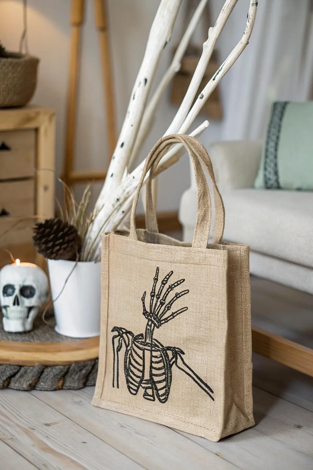 Elevate your Halloween decor with a touch of spooky sophistication. 🎃🖤 #SkeletonArmElegance