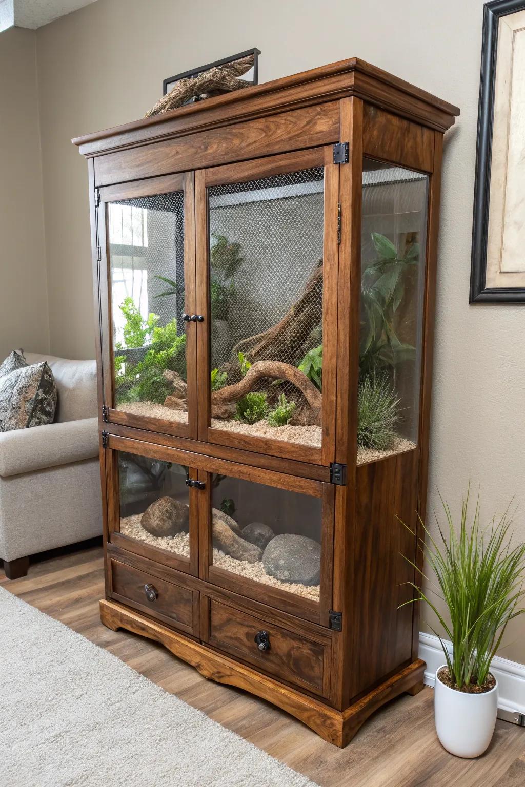 A touch of vintage elegance for your beloved dragon's home.
