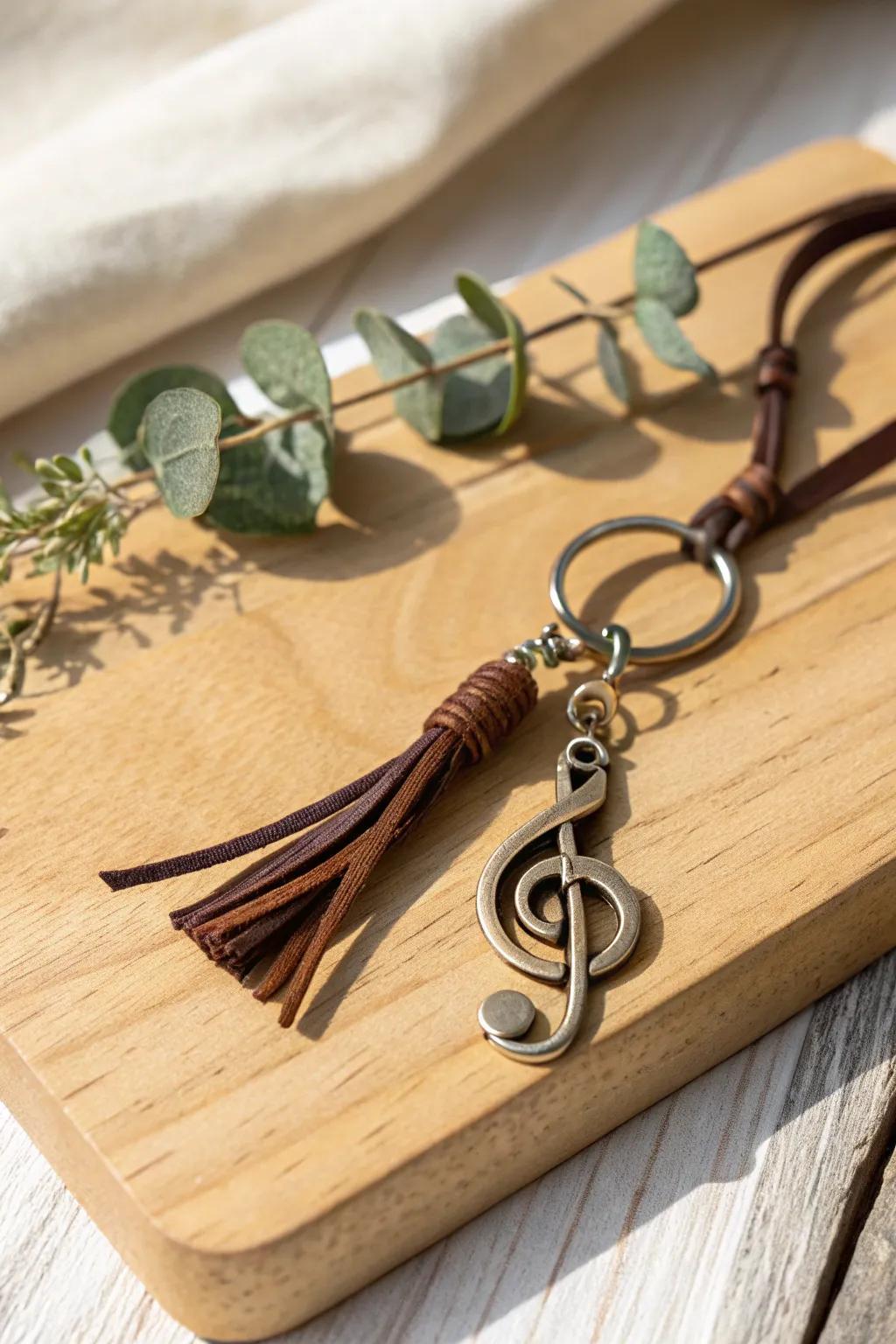 Craft memories into gifts: A personalized keychain that speaks to the heart.