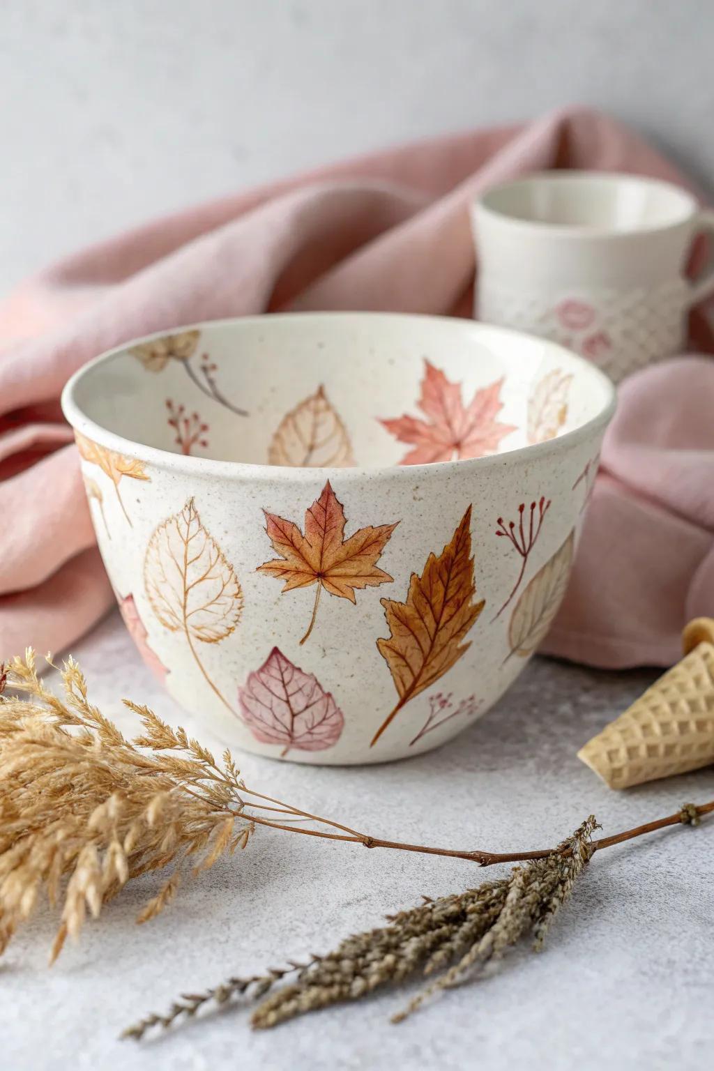 Embrace the seasons with your scoop: a touch of autumn in every bowl.
