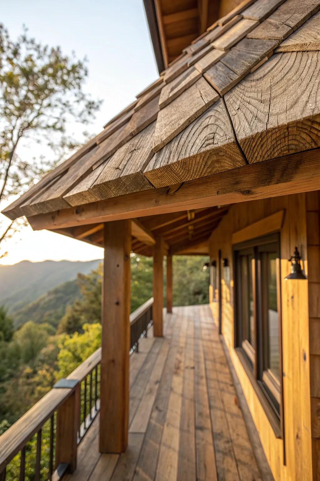 Elevate your outdoor space with sustainable style. Discover the beauty of recycled wood for an eco-friendly porch roof.