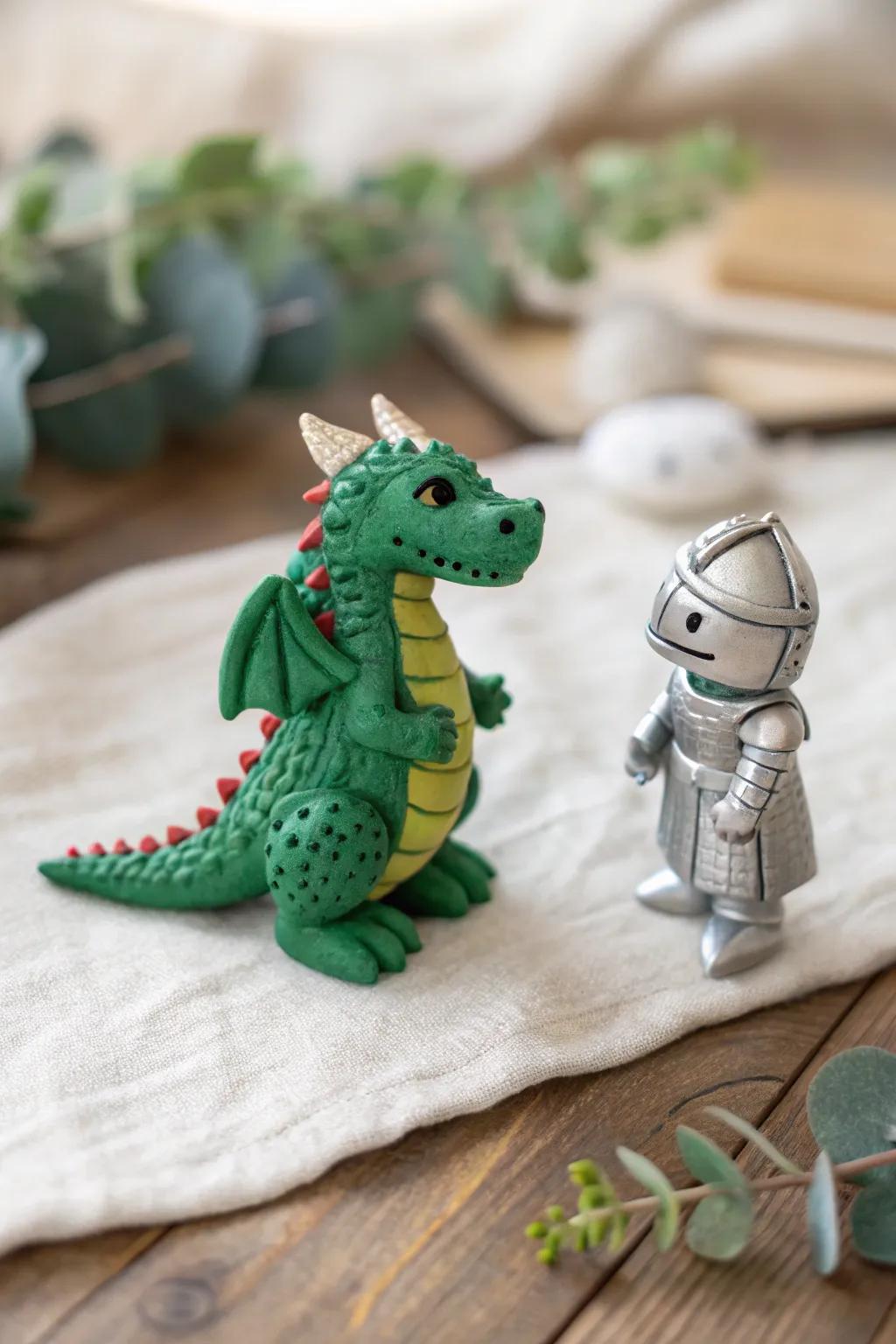 Craft your own fairytale with these charming miniature clay characters. #HandmadeMagic