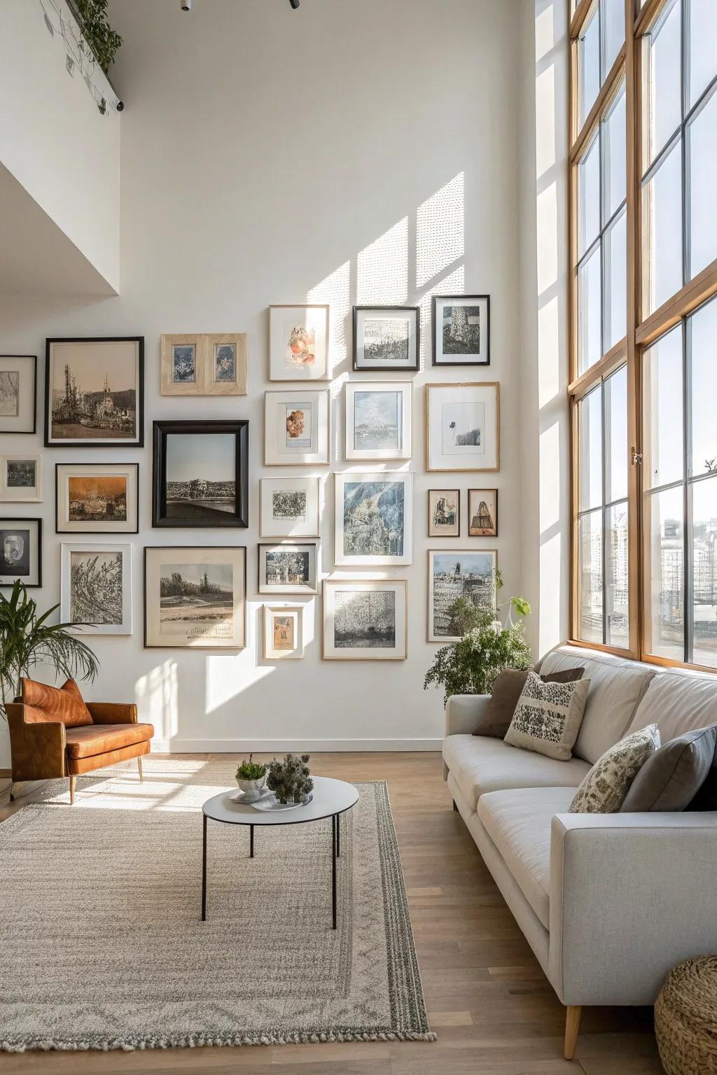 Decorative wall art brings personality to a home.
