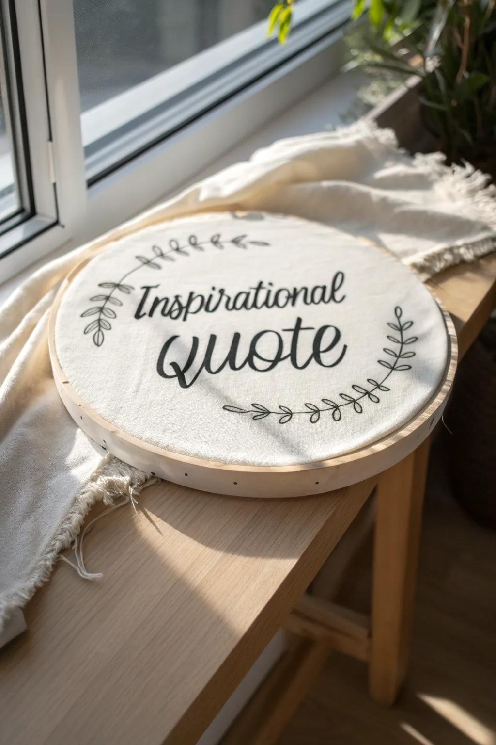 Elevate your space with inspiring words and minimalist charm. #QuoteArt #ScandiBoho