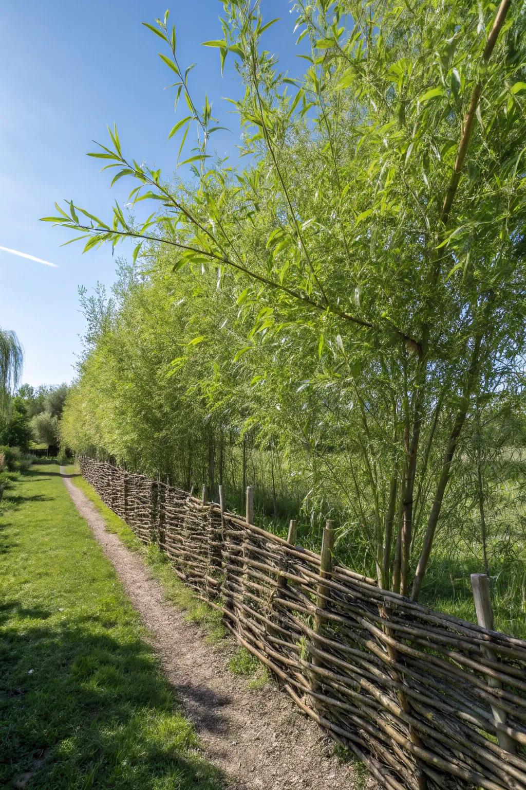 Transform your garden with a living fence - nature's dynamic masterpiece.