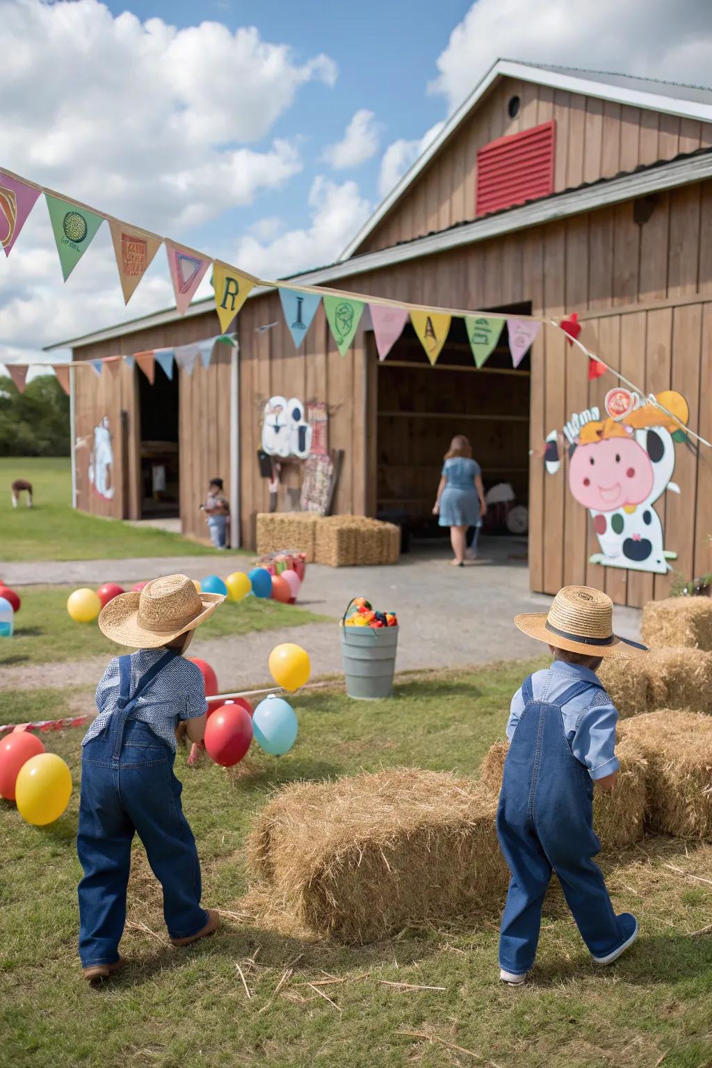 Farmyard-themed fun with interactive animal activities.