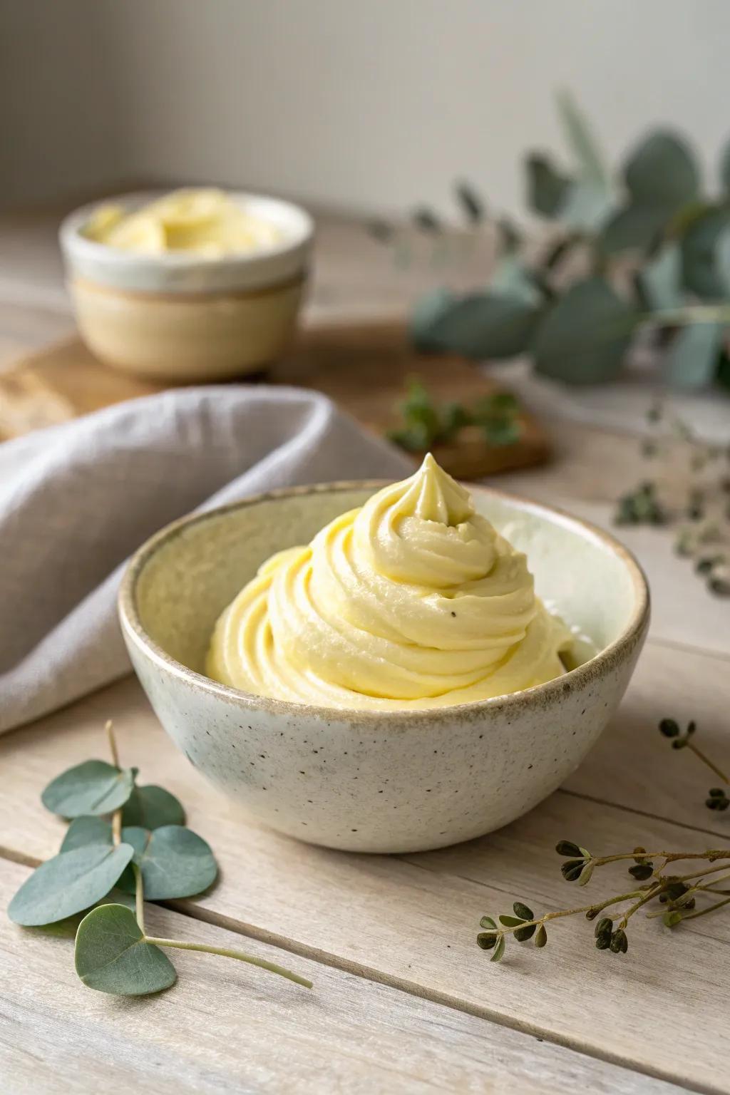 Indulge your senses with the luxurious touch of handcrafted butter slime.