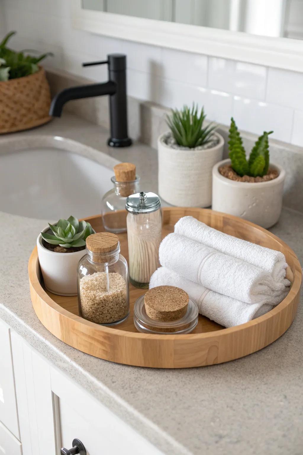 Transform your under-sink space into a carousel of convenience with a touch of Scandinavian elegance. 🌿✨