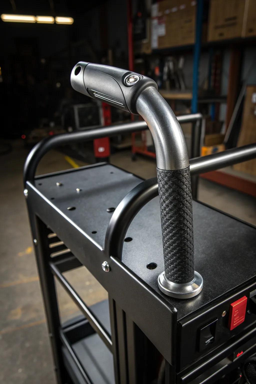 Revolutionize your workshop experience with this ergonomic handle, combining comfort and style for effortless maneuverability.