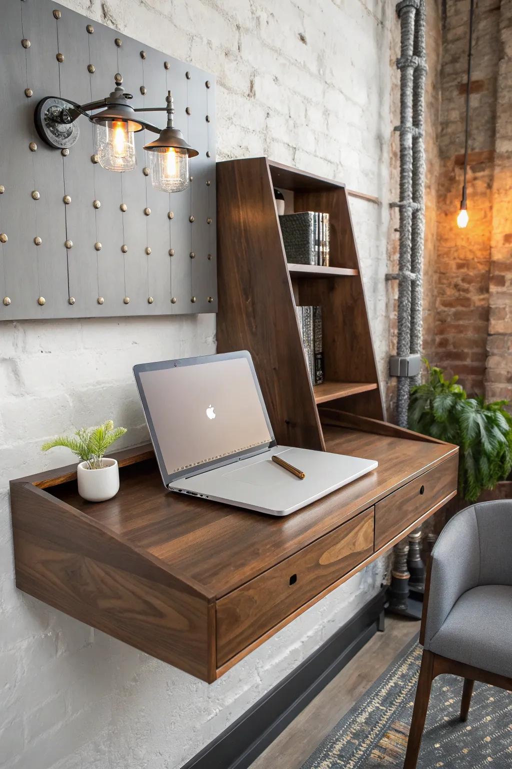 Elevate your workspace with a sleek floating wall desk—ideal for smart, stylish living.