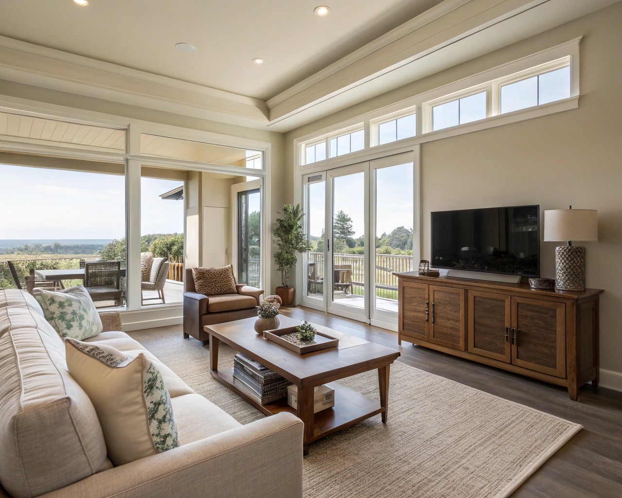 Effective furniture arrangement enhances space flow and functionality.