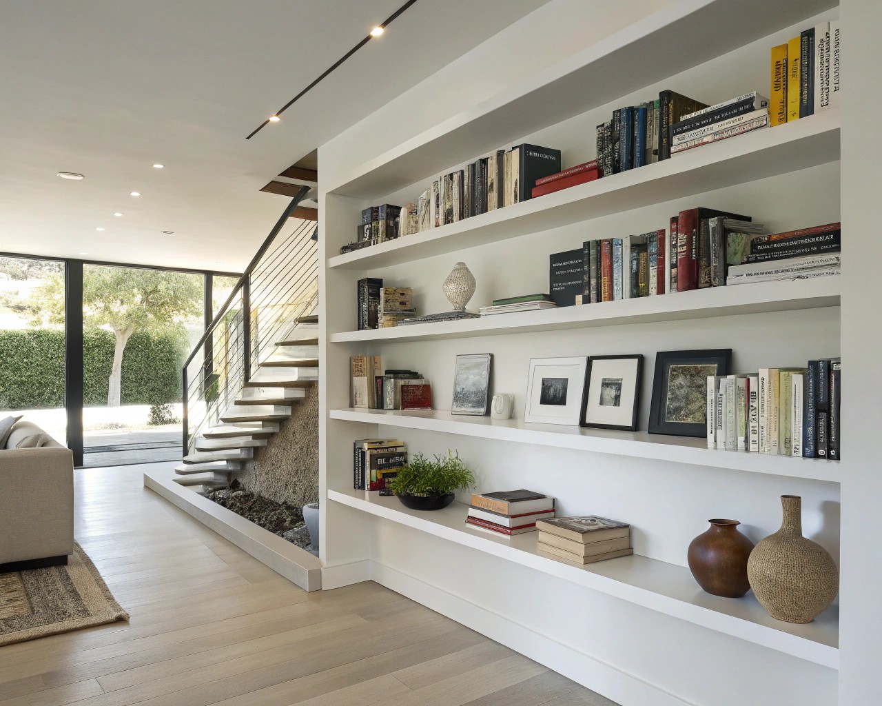 Innovative storage solutions that enhance both the visual appeal and functionality of living spaces.