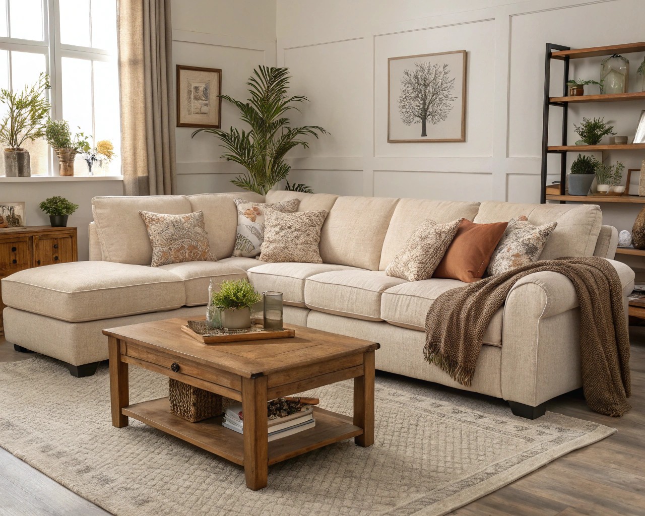 Maximize residential corners with efficient furniture solutions.