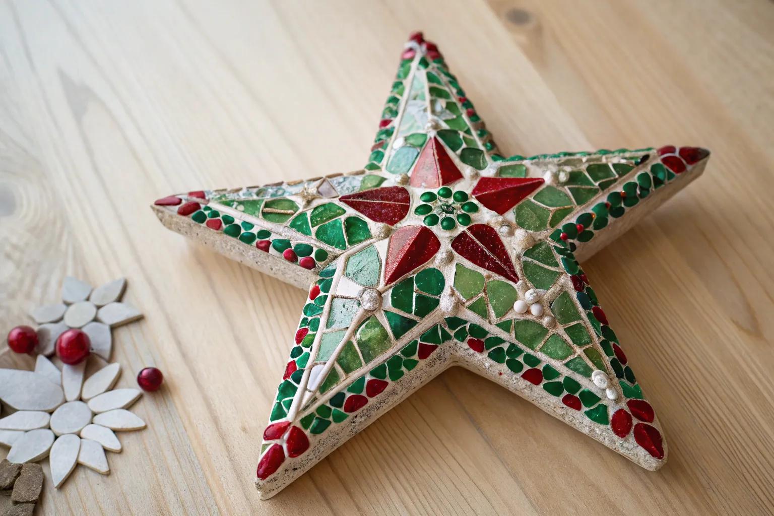 16+ Stunning Christmas Mosaic Ideas to Try