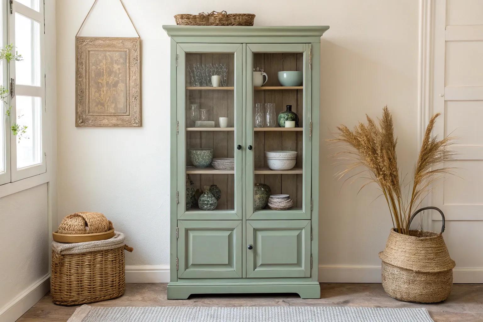 17+ Creative Curio Cabinet Makeover Ideas