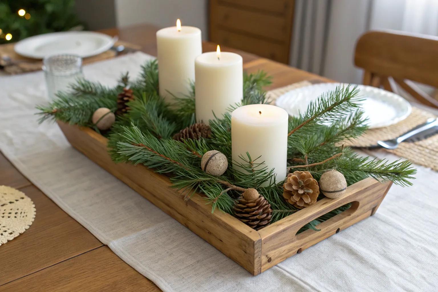 16+ Charming DIY Christmas Centerpieces from Dollar Tree