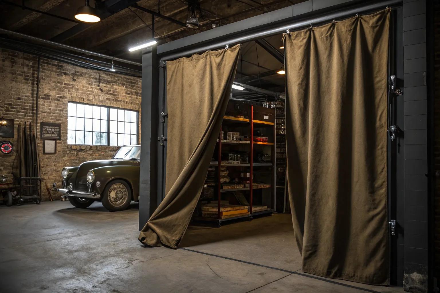 10+ Creative Garage Curtain Ideas for Stylish Spaces