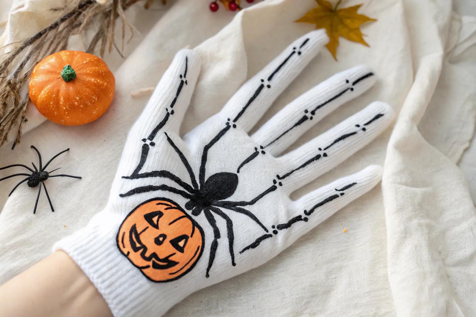 15+ Creative Halloween Hand Painting Ideas