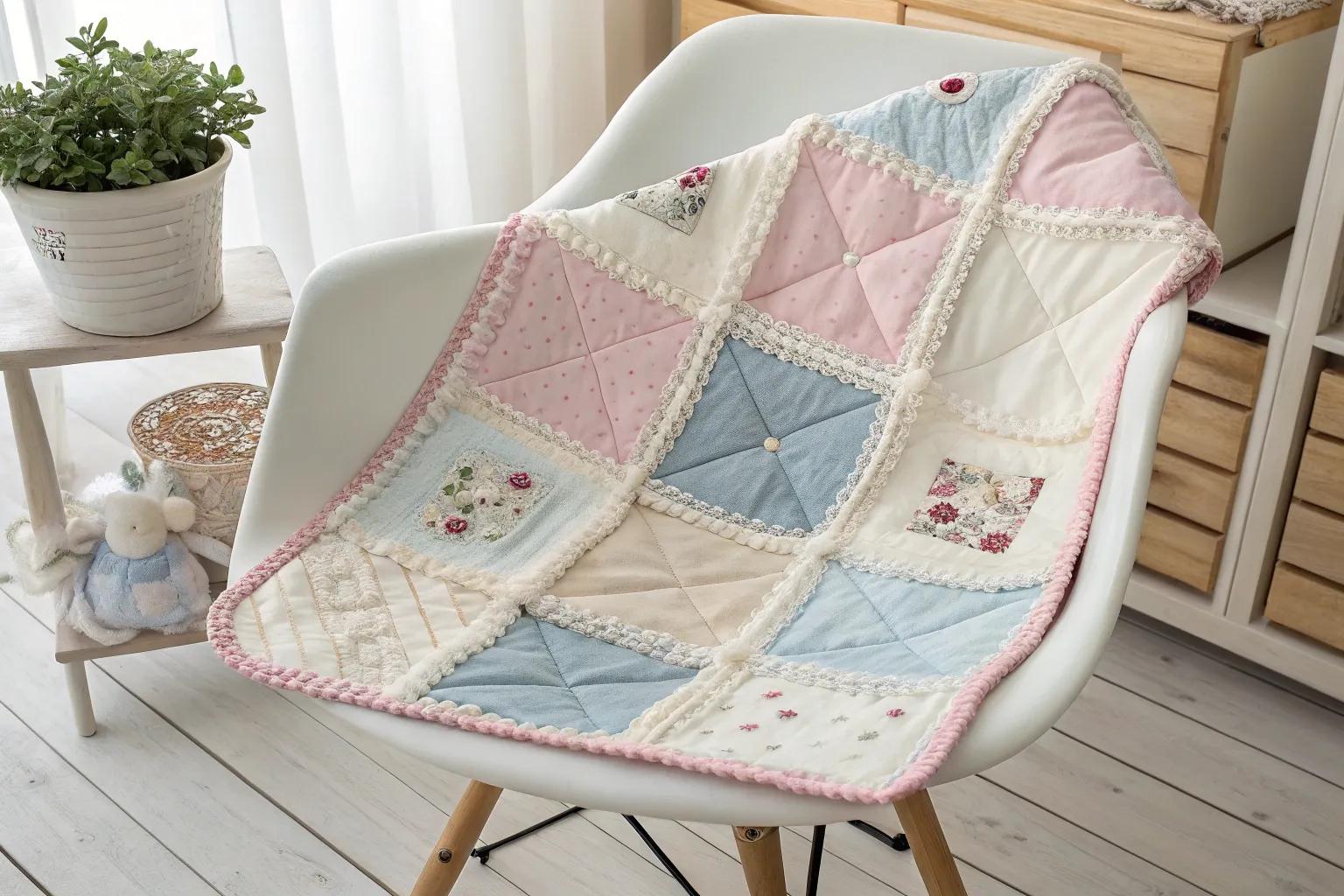 13+ Charming Baby Clothes Quilt Ideas to Try