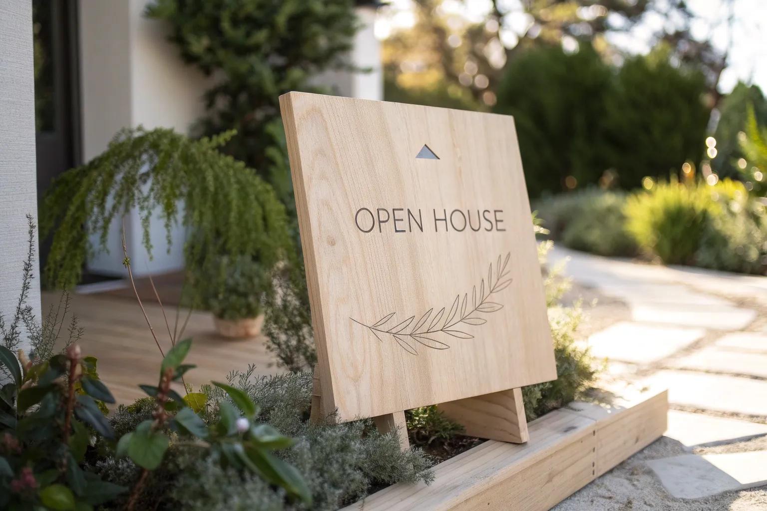 13+ Creative Open House Signs Ideas for Inspiration