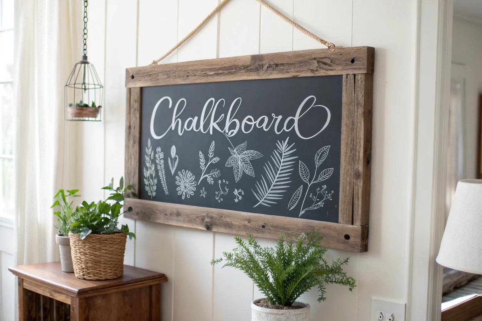 16+ Creative DIY Chalkboard Ideas for Your Home
