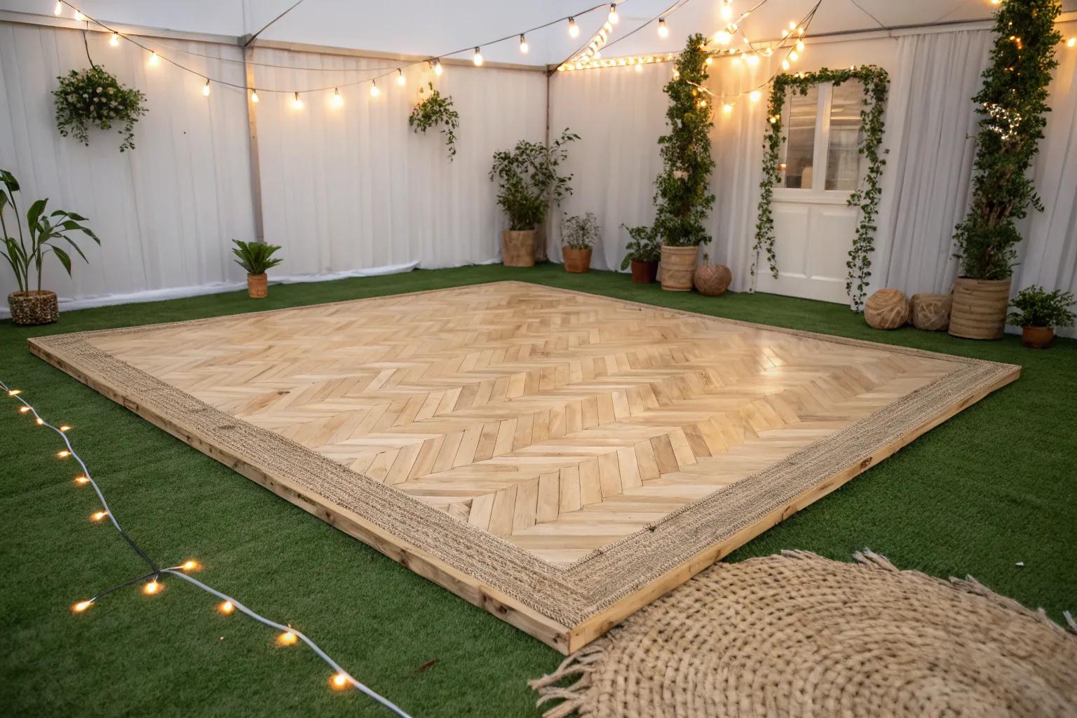 13+ Creative DIY Dance Floor Ideas on Grass