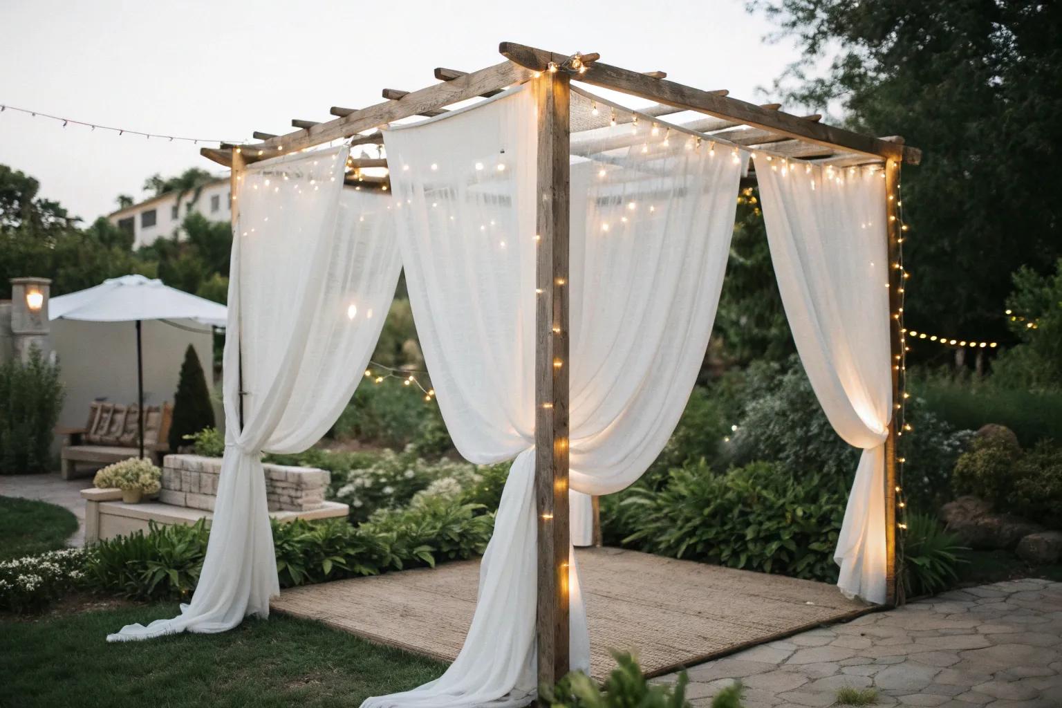 13+ Creative DIY Outdoor Canopy Ideas