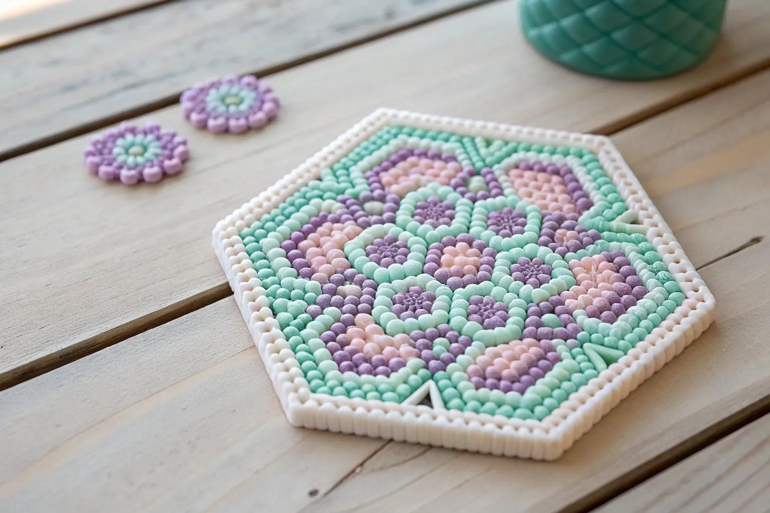 10+ Creative Hexagon Perler Bead Ideas