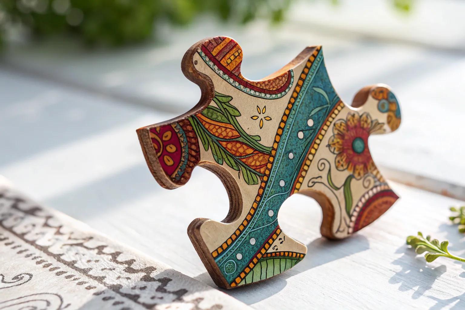 13+ Creative Puzzle Painting Ideas for Your Home