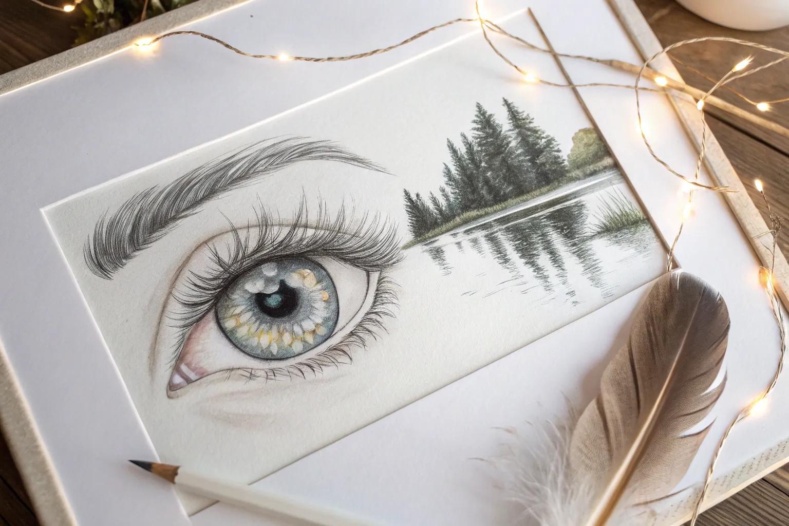 3+ Inspiring Reflection Drawing Ideas