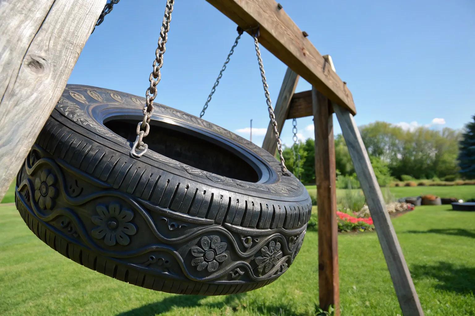 18+ Creative Tractor Tire Playground Ideas