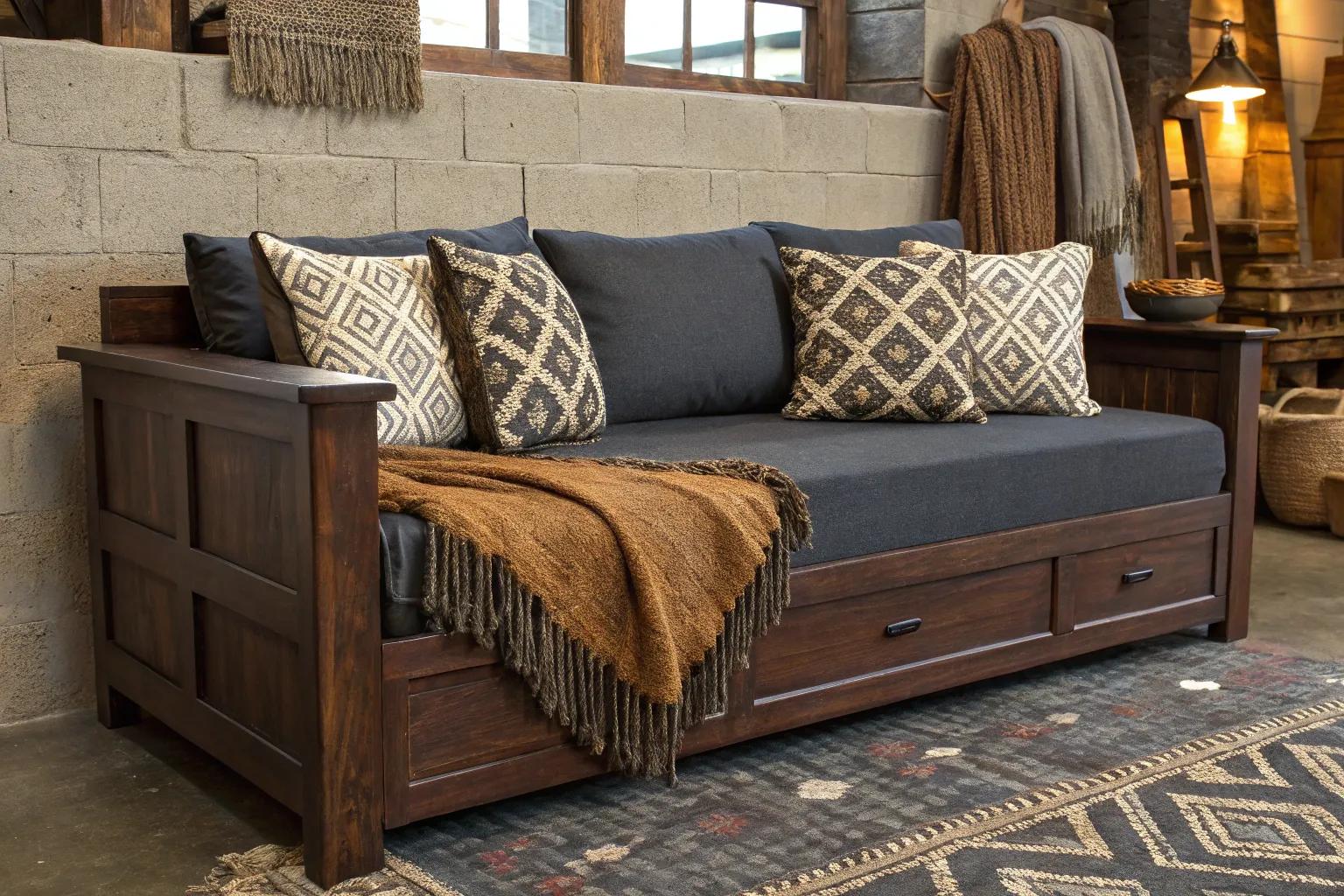 18+ Creative Twin Bed Into Couch Ideas