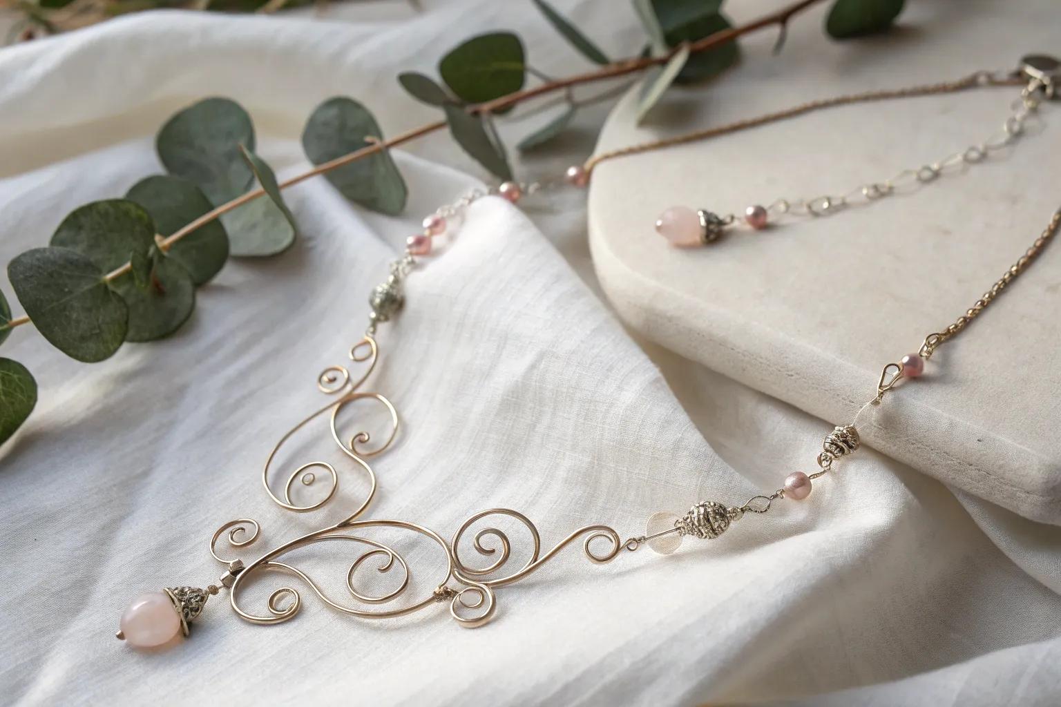 20+ Stunning Wire Necklace Ideas to Try Today