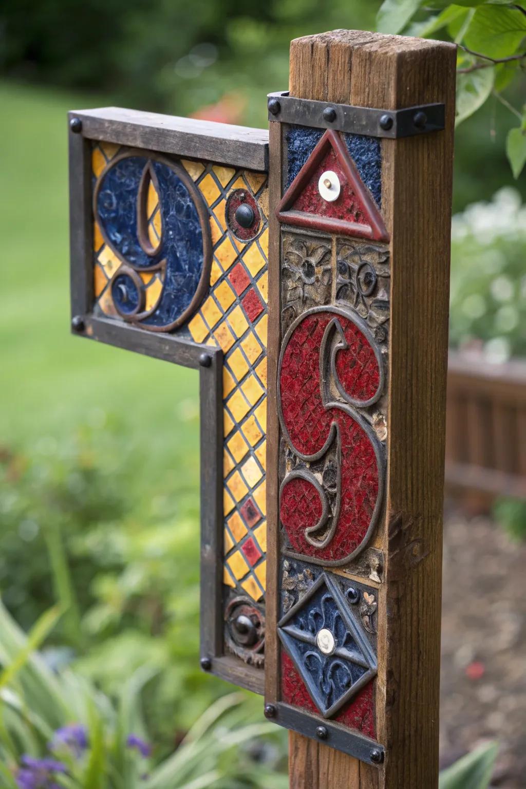 6+ Creative DIY Address Signs for Your Yard